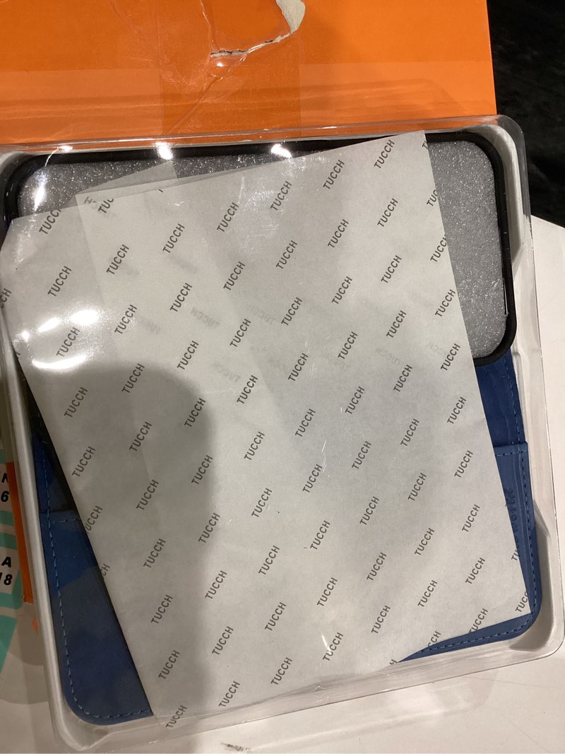 Condition photo showing New/Like New for TUCCH Case Wallet for iPhone 16 Pro Max, 3 Card Slots PU Leather Phone Cover, RFID Blocking Kickstand Folio with Shockproof TPU Inner Shell Compatible with iPhone 16 Pro Max 5G 2024,Classic Black for iPhone 16 Pro Max Black