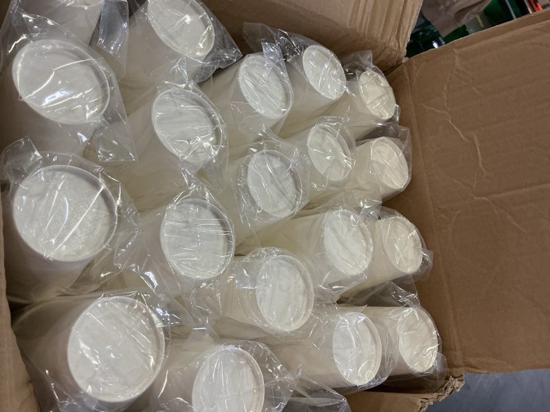 Condition photo showing New/Like New for litopak 1000 pack 5 oz paper coffee cups, white small espresso paper coffee cups for office, home, party, and events 5oz-white
