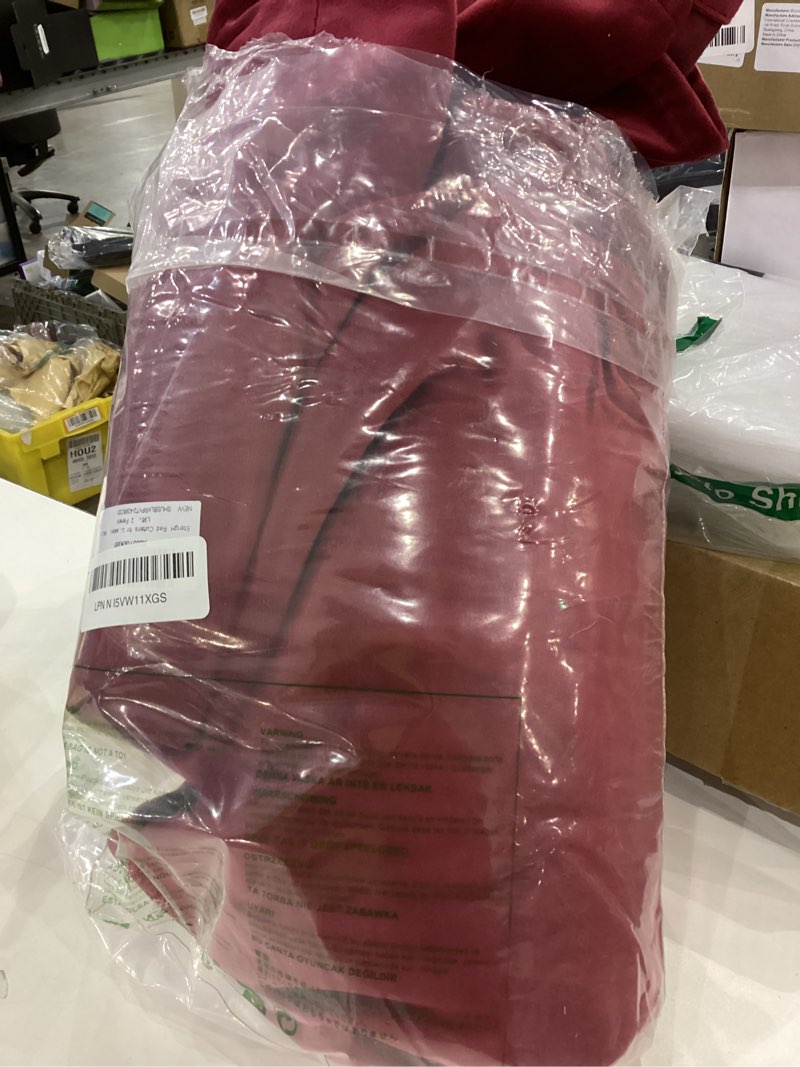 StangH Red Curtains for Living Room 42 inch Width Velvet Privacy Doorway Curtains Thermal Insulated 