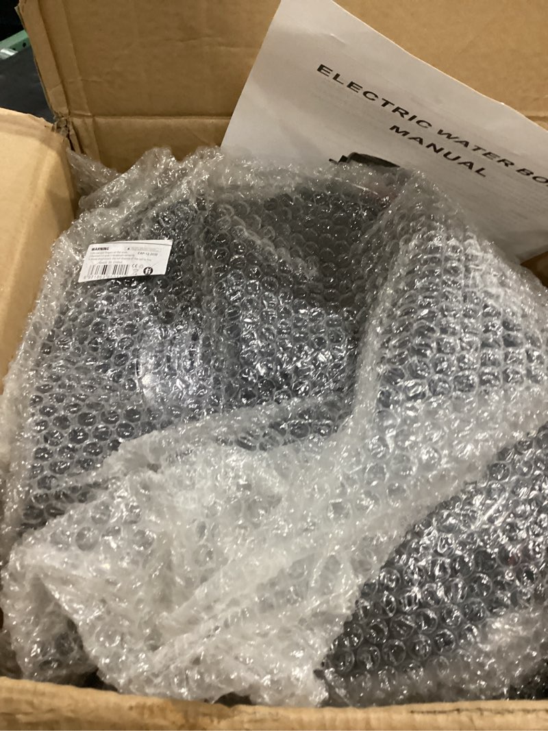 Condition photo showing As Is for Electric Heating Insulated Beverage Dispenser-12 L/3.2 Gallon Hot Drink Beverage for Catering-Stainless Steel Hot Beverage Dispenser Coffee Urn with Spigot for tea,Juice (black)