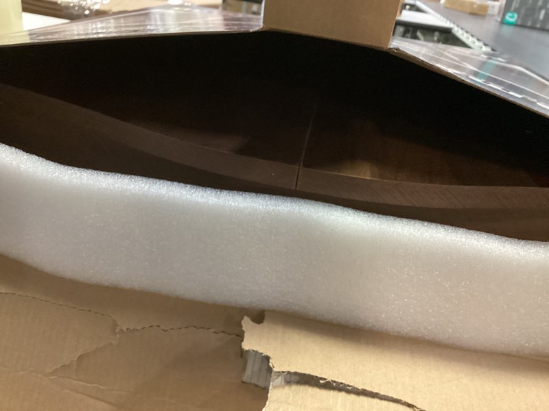 Condition photo showing New/Like New for Electronic Dart Board LED Electric Digital Scoreboard Dart Boards for Adults with MDF Cabinet, up to 8 Players, 34 Games,355 Variations - 12 Soft Tip Darts & 100 Replacement tips - Great for Game Room Brown with Red