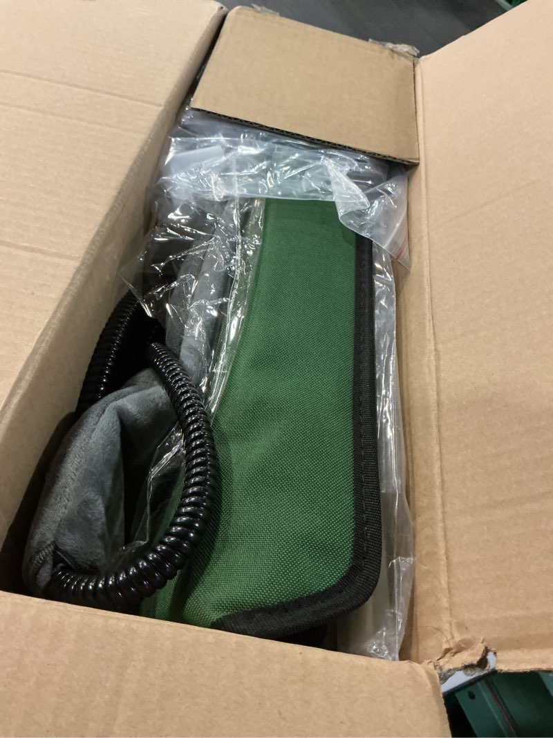 Condition photo showing Good Condition for Weatherproof Heated Cat House for Outdoor in Winter, Heated Cat Bed Kitty Shelter with Cat Heating Pad, Insulated & Safe Escape Door, Warm Home for Outside Stray Cat Green 13"x16"x14"