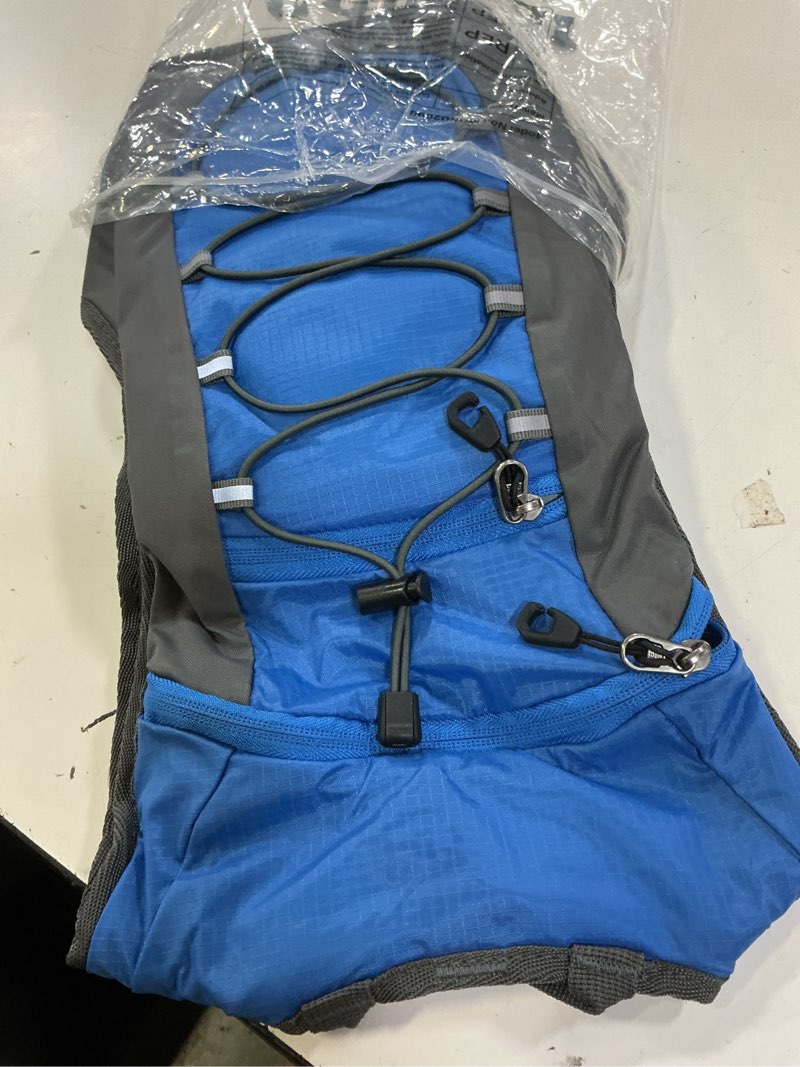 Condition photo showing Good Condition for unigear hydration pack backpack with 70 oz 2l water bladder for running, hiking, cycling, climbing, camping, biking blue