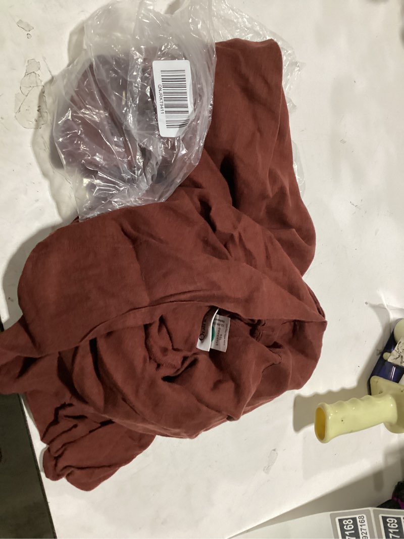 Condition photo showing Good Condition for european linen pillowcase set, king, bordeaux