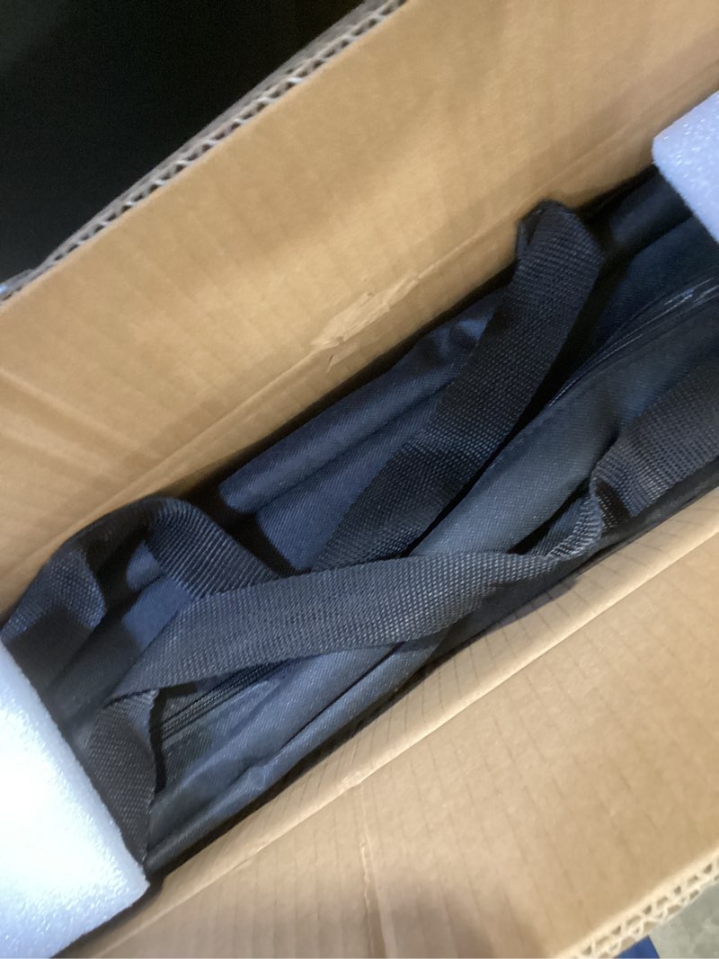 Condition photo showing Good Condition for redcamp portable bar table, pop up folding mobile bar bartender table with carry bag for events, party, camping, tradeshow, exhibition, easy setup, black, 82"x33"x15" black 82 inch