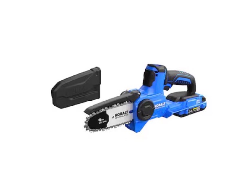 kobalt 24-volt 6-in battery 2.0 ah chainsaw battery included charger included