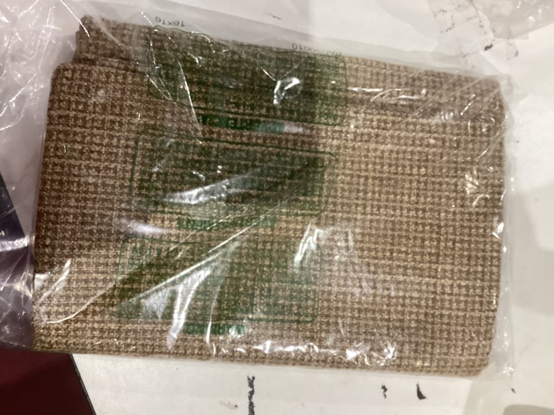 Condition photo showing As Is for OTOSTAR Linen Throw Pillow Covers Set of 2 Decorative Square Pillowcases Cushion Covers 22x22 Inch f