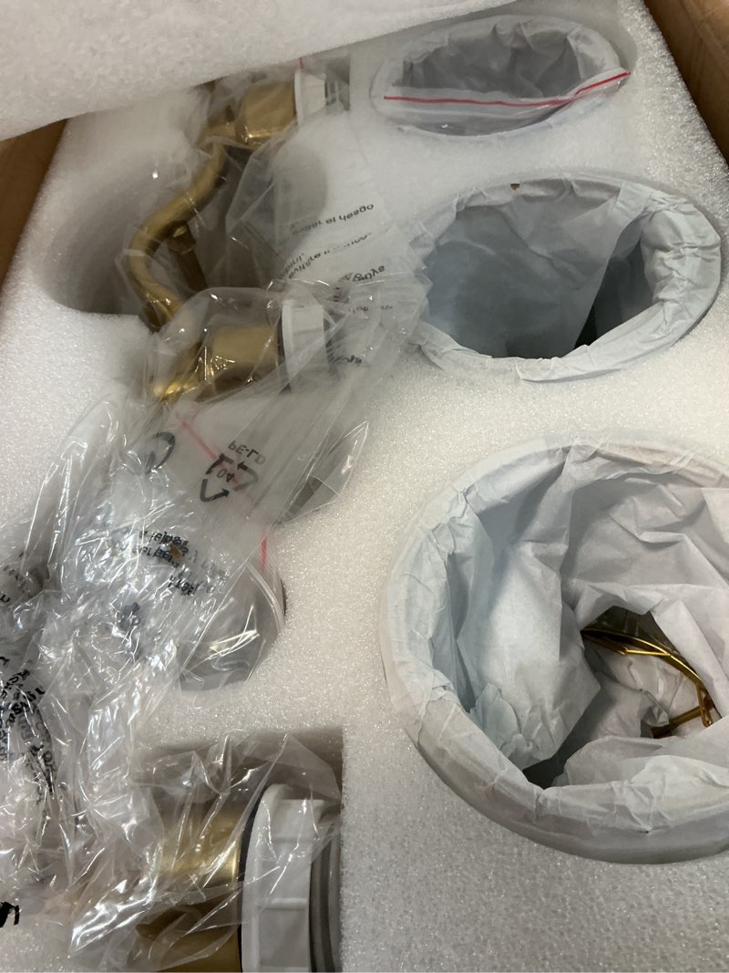 Condition photo showing Good Condition for modern crystal bathroom vanity light, 4-lights bathroom light fixtures, brass gold vanity lighting fixtures over mirror, brushed wall sconce light for bedroom, kitchen, living room, gallery, e26 base brass 4-lights