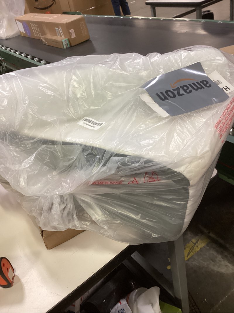 Condition photo showing Good Condition for 3Pcs Wedge Pillow Set for After Surgery,Acid Reflux Relief, Adjustable Bed Wedge Pillows for Sleeping,Anti Snore, Memory Foam Triangle Pillow for Back&Neck&Shoulder Pain Relief, White&Grey White/Grey 12 IN+1 Head pillow