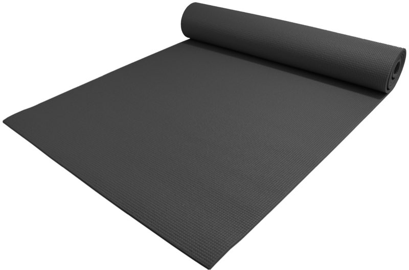 yogaaccessories 1/4" thick high density deluxe non slip exercise pilates & yoga mat