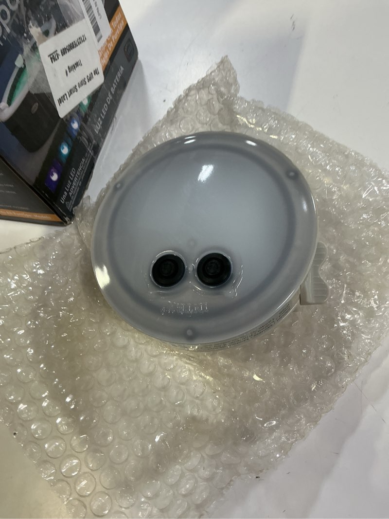 Condition photo showing Good Condition for intex purespa battery powered submersible multi-colored led light for intex purespa models with white, green, teal, blue, and purple lights