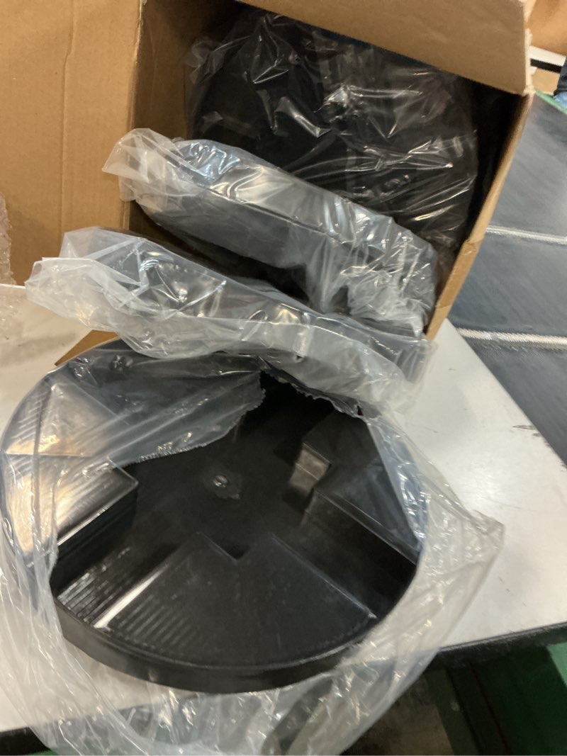 Condition photo showing Good Condition for silifine 8 pack 10inch original round heavy duty deck block foundation support base durable plastic deck support pedestal floating shed platform base for piers, decks, post and beam construction