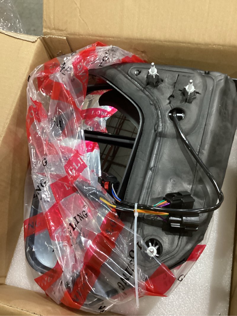 Condition photo showing As Is for replacement passenger right side door mirror for ford transit t150 t250 t350 t350h from 2014 to onward passenger (rh) side