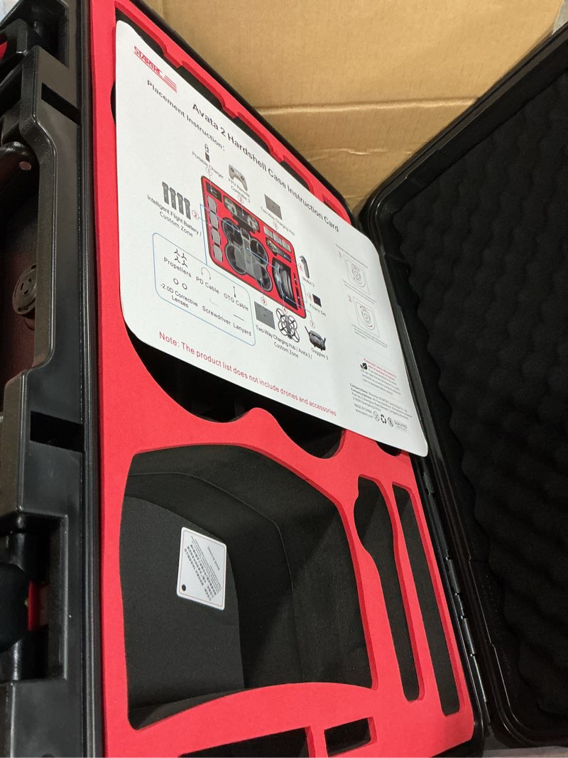 Condition photo showing New/Like New for FPVtosky Hard Case for Avata 2 Drone Combo, Waterproof Carrying Case, Fits DJI Goggles 3, RC Motion 3 & DJI FPV Remote Controller 3 Accessories [CASE ONLY] Hardshell Case