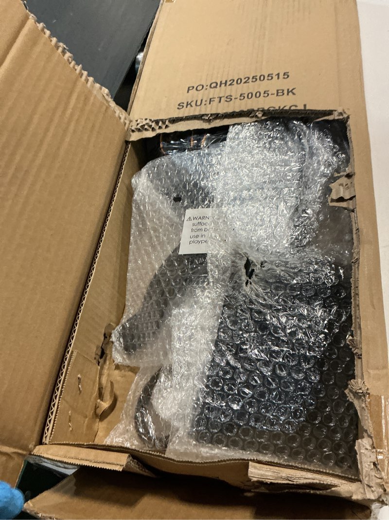 Condition photo showing New/Like New for Lichamp Fireplace Tools Set, 5-Pieces Indoor Outdoor Sturdy Fire Place Poker Sets with Retro Handle and Heat Resistant Leather Gloves, FTS55BK