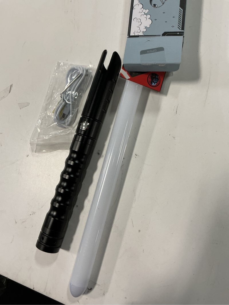 Condition photo showing Good Condition for Lightsaber Metal Hilt Light Saber, Force Rechargeable 1Pack 12 Colors in Gradient Lightsabers for Du