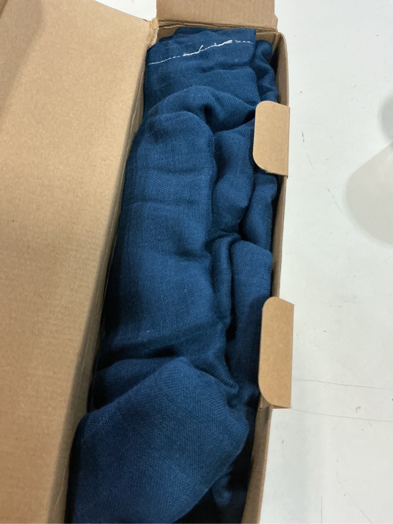 Condition photo showing Good Condition for momcozy muslin swaddle blankets, 4-pack breathable and skin-friendly receiving blankets, swaddle blanket shower gifts & baby registry essentials, large 47"x47", midnight star clouds