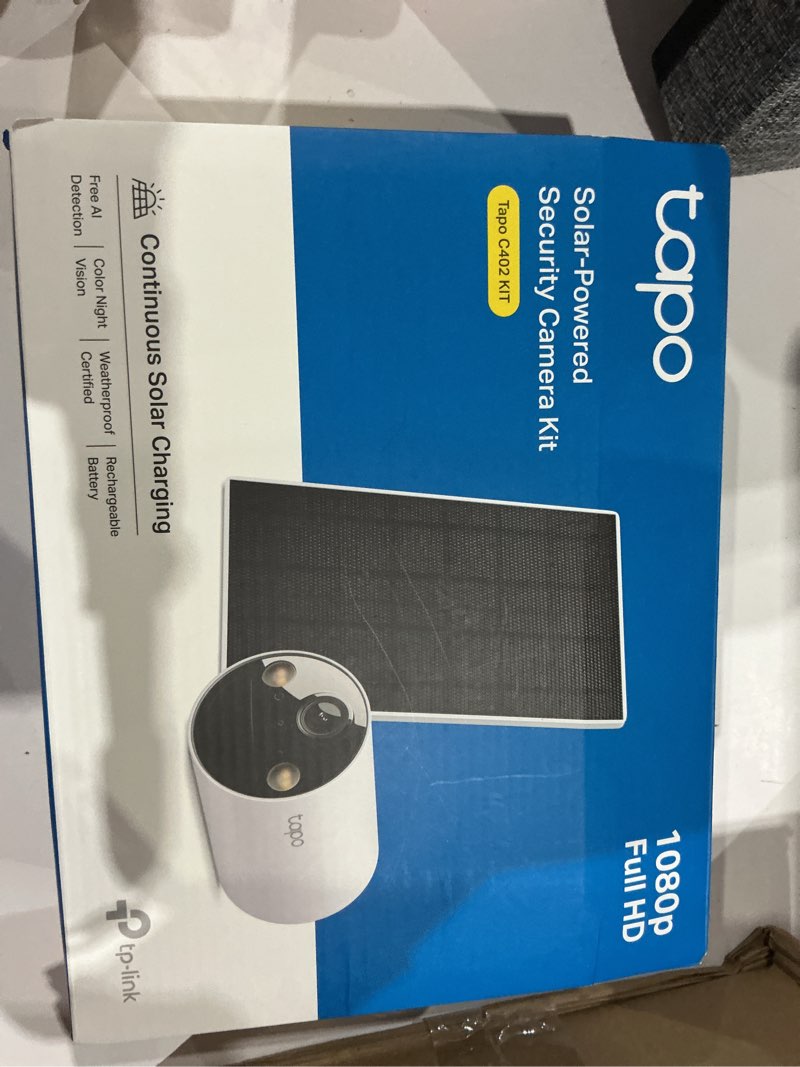 Condition photo showing Good Condition for camera solar tapo