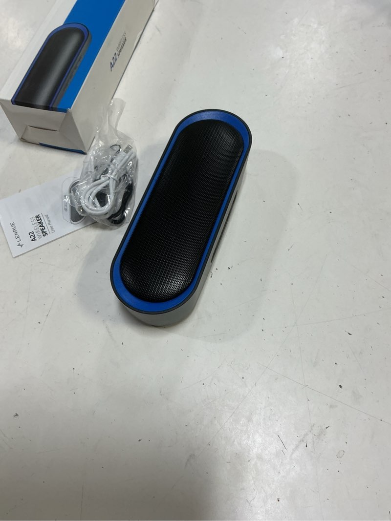 Condition photo showing Good Condition for lenrue bluetooth speakers, waterproof portable speakers with tws, 24 playtime, stereo sound, wireless for home shower pool beach outdoor (black)