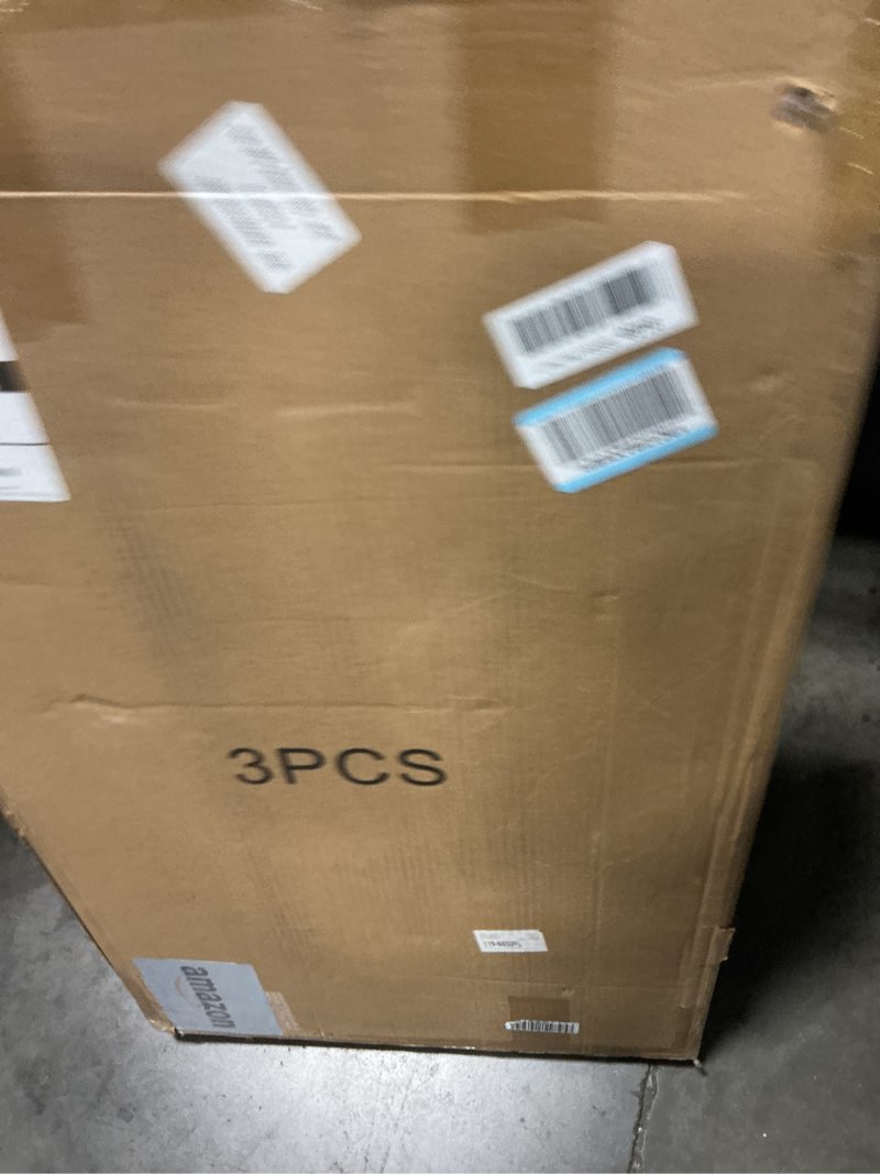 Condition photo showing New/Like New for 3Pcs White Cylinder Pedestal Stands, Thickened PVC Round Pedestal Display Plinth Pillars for Wedding Birthday Babyshower Decoration Art Decor