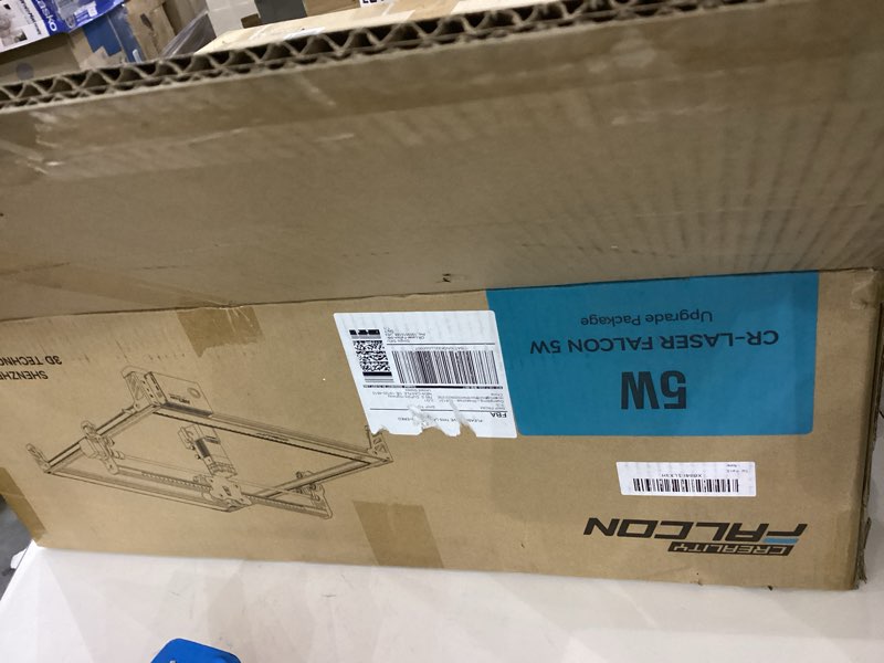 Condition photo showing Good Condition for Creality Falcon 5W Laser Engraver, with Honeycomb Laser Bed 500x500mm, 10000mm/min, 72000mW High-Precision Laser Cutter for Wood, Acrylic, Pre-Installation and Out-of-The-Box Falcon-5W Preset