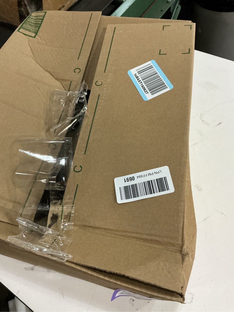 Condition photo showing As Is for 23" Black 3-Light Modern Led Chandelier for Kitchen Dimmable Linear Led Chandelier Bedroom Modern Pendant Light with Remote Control for Living Room Kitchen Bedroom Foyer Black 3-Light, 23"