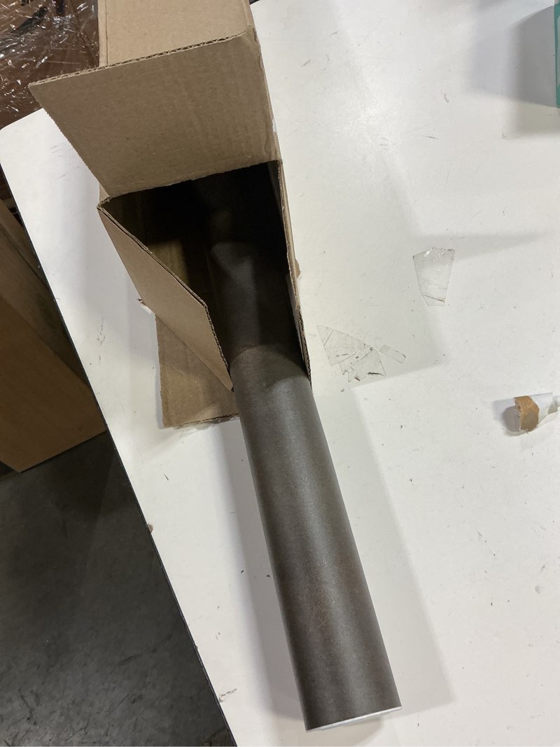 Condition photo showing Good Condition for JSEVEM 31"×157" Extra Thick Wide Dark Brown Tan Charcoal Grey Rusty Concrete Wallpaper Peel and Stick Metallic Concrete Contact Paper Vinyl Matte Stickers for Bedroom Bathroom Living Room Office Walls Dark Tan Grey 31" x 157"