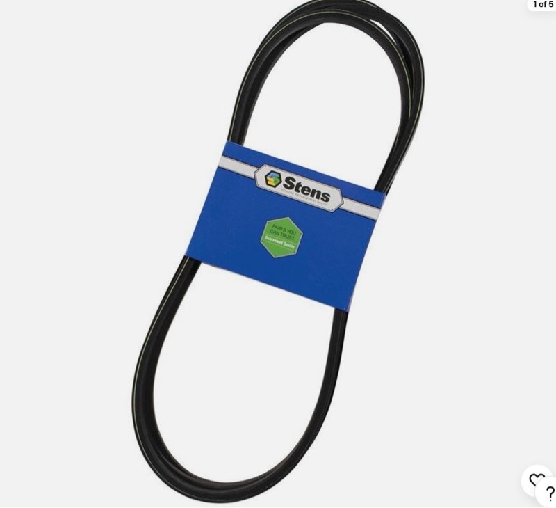 Engine to Deck Belt Compatible with Exmark Lazer Z and Metro HP with 72" Decks, 1-643052, 109-0776, 