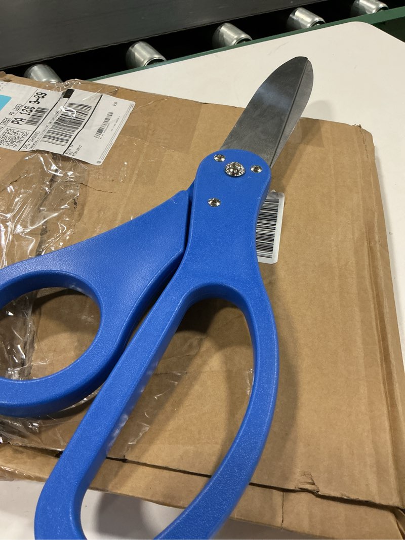 Condition photo showing Good Condition for Blue Ceremonial Ribbon Cutting Scissors – 20" Giant Scissors for Grand Opening Events for Business Ceremonies Decorative Tools for Ribbon Cutting and Celebrations 20'' Scissors + Gold Ribbon