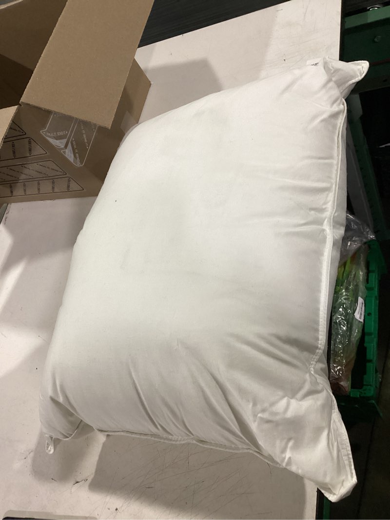 Condition photo showing Good Condition for beckham hotel collection bed pillows standard/queen size set of 2 - original soft down alternative pillow for sleeping - soft support for back, stomach or side sleepers queen / standard white