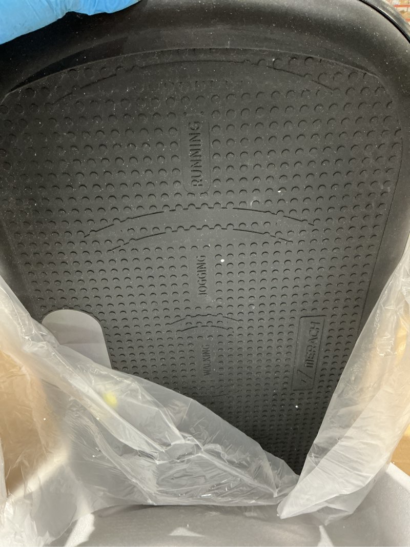 Condition photo showing As Is for merach cv40 curved vibration plate exercise machine with 440lbs capacity | 200w powerful motor, 13mm amplitude, shake plate for lymphatic drainage, bluetooth, silicone pedal, resistance band, home gym