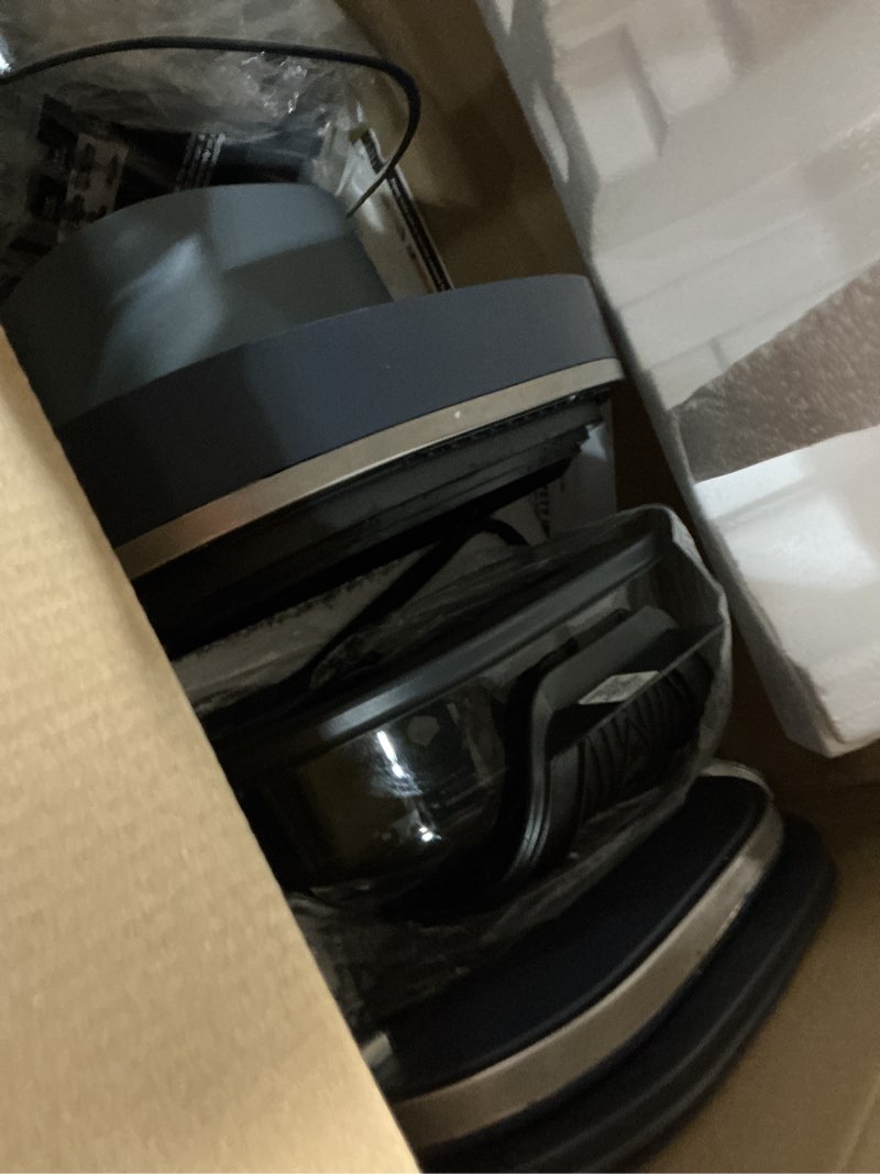 Condition photo showing Good Condition for ninja crispi pro 6-in-1 glass air fryer | 450°f, nontoxic, 6qt & 2.5qt containers & lids | microwave, freezer, dishwasher safe | max crisp, air fry, bake, roast, recrisp, dehydrate | bone | as101lg
