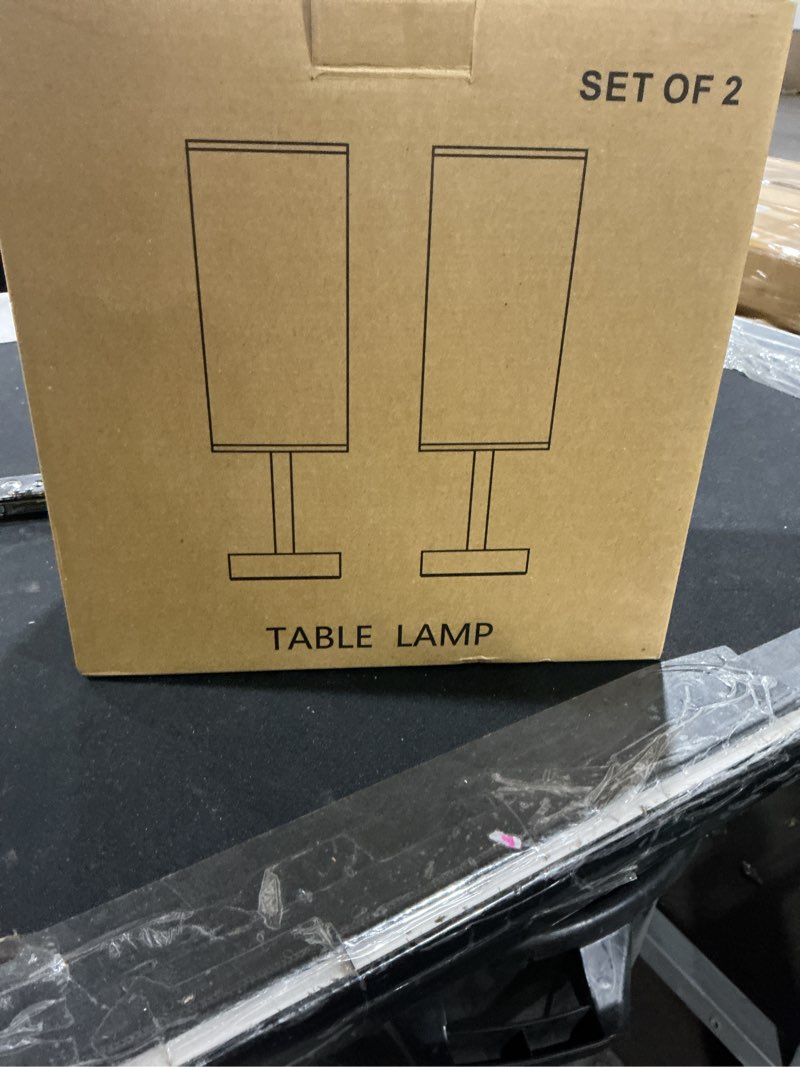 Condition photo showing Good Condition for Touch Bedside Table Lamp Set of 2-3-Way Dimmable Night Lamp with USB A + Type C Charging Ports and T