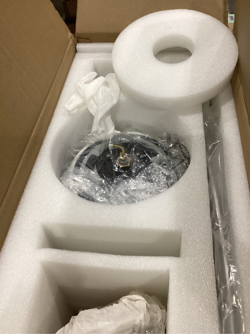 Condition photo showing As Is for Ceiling Fans with Lights, 42 Inch Low Noise Reversible Airflow DC Motor Ceiling Fan with Remote Control, 2000LM Flush Mount Ceiling Fan for for Bedroom, Living Room