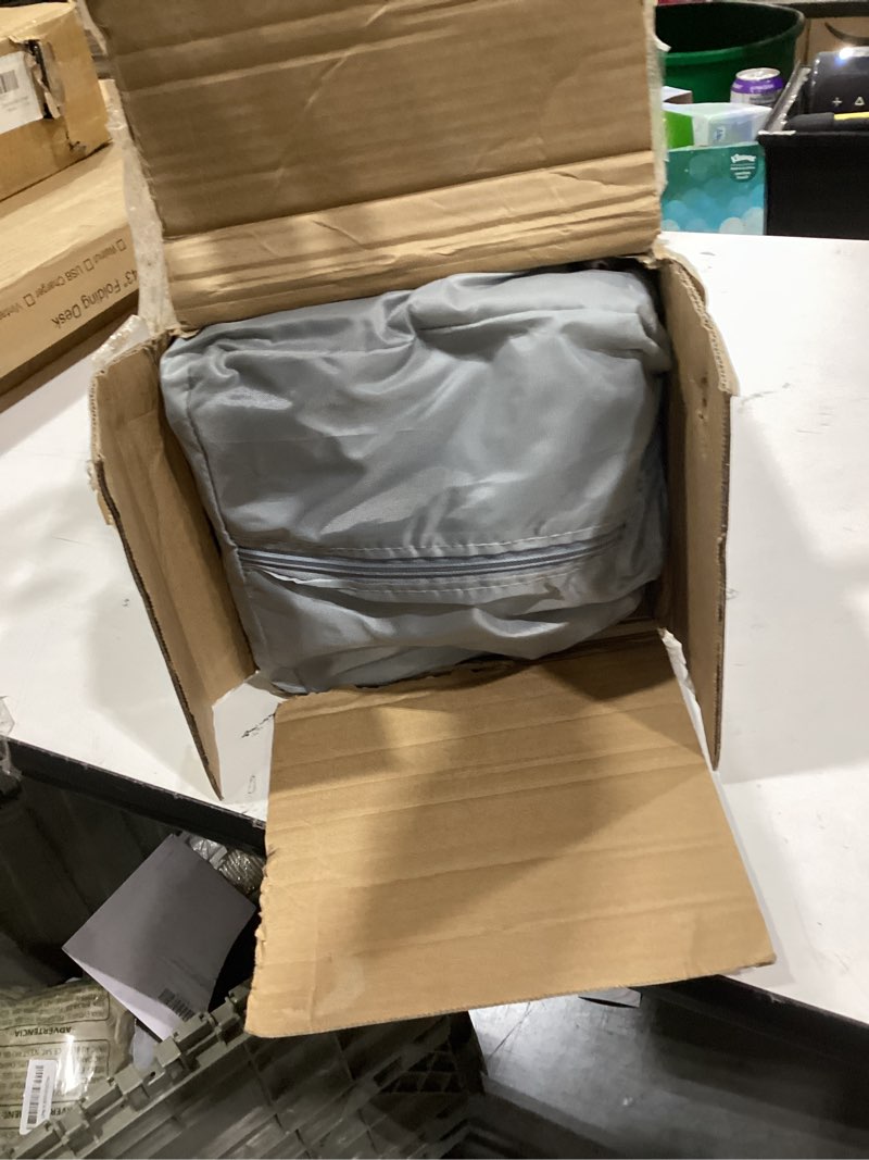 Condition photo showing New/Like New for BABELIO Foldable Baby Playpen with Mat, 54.5" × 54.5" Portable Playard for Babies and Toddlers, No Assembly Required, Indoor & Outdoor Kids Safety Play Pen Area, Travel Fence, Grey Grey with Mat 54.5*54.5*31