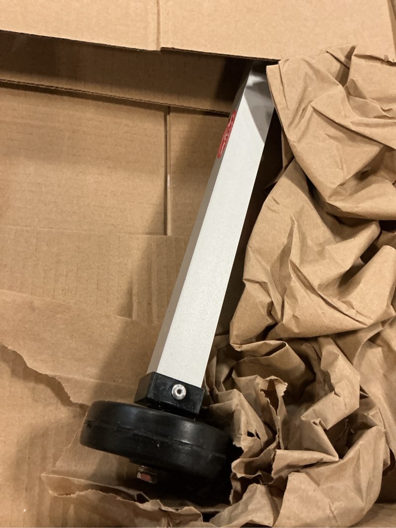 Condition photo showing Good Condition for toolwiz magnetic pick up sweeper 17-inch heavy duty magnet pickup lawn sweeper roofing tools, 8.8 lbs yard magnet with telescoping holder and wheels to pick up nails magnetic sweeper for construction 17 inches