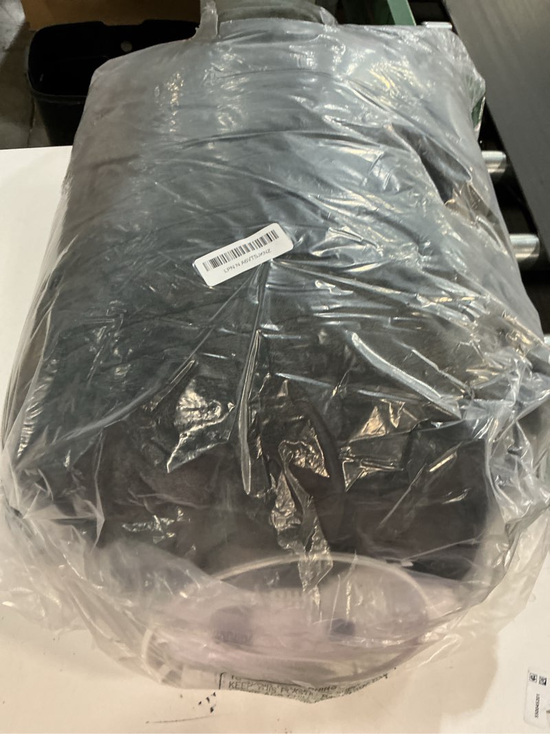 Condition photo showing As Is for King Heated Blanket 100''X90''- Heated Blanket King Size Soft Plush Sherpa with Dual Controllers, 5 Heating Level & 10 Hour Auto Off, ETL FCC Certified, Warm Gifts for Grandma(Charcoal Grey) 01-charcoal Grey King 100" x 90"