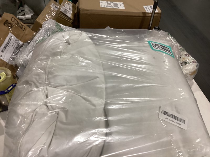 Condition photo showing As Is for BHZ Goose Down Feather Pillows Queen Size - Hotel Collection Bed Pillows for Sleeping Soft Pillow for Side and Back Sleepers with 100% Cotton Fabric White Queen (Pack of 1)