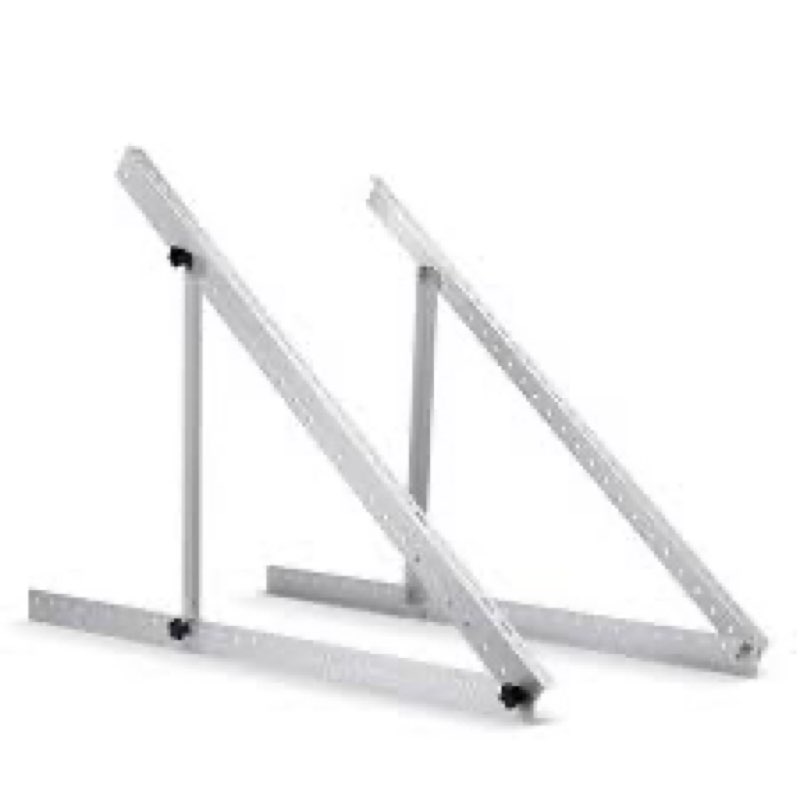 BougeRV 41in Solar Panel Tilt Mount Brackets One-Step with Foldable Tilt Legs, U-Shaped Design Adjus