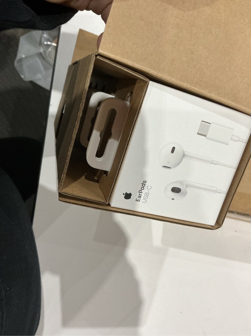 Condition photo showing New/Like New for 5 PACK****Apple EarPods Headphones with USB-C Plug, Wired Ear Buds with Built-in Remote to Control Music, Phone Calls, and Volume One Size USB-C