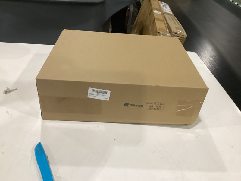 Condition photo showing New/Like New for 16 ft Christmas Artificial Norfolk Garland Real Touch Norfolk Pine Staircase Garland with 50 Pcs Dried Orange Slice 99 ft Velvet Ribbon Realistic Decor for Indoor Outdoor Xmas Stair Mantle Fireplace