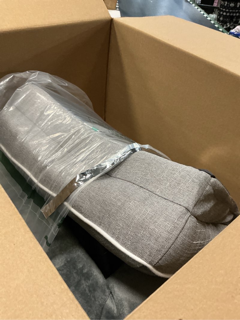 Condition photo showing Good Condition for eheyciga orthopedic dog bed for medium dogs, waterproof memory foam medium pet beds with sides, non-slip bottom and egg-crate foam dog couch bed with washable removable cover, grey 30.0"l x 20.0"w x 6.5"th grey