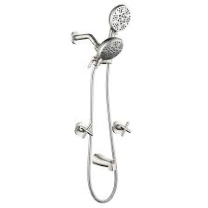 2 handle shower faucet set with tub spout bathtub shower faucet combo set shower system complete tub and shower trim kit wall mounted shower fixtures