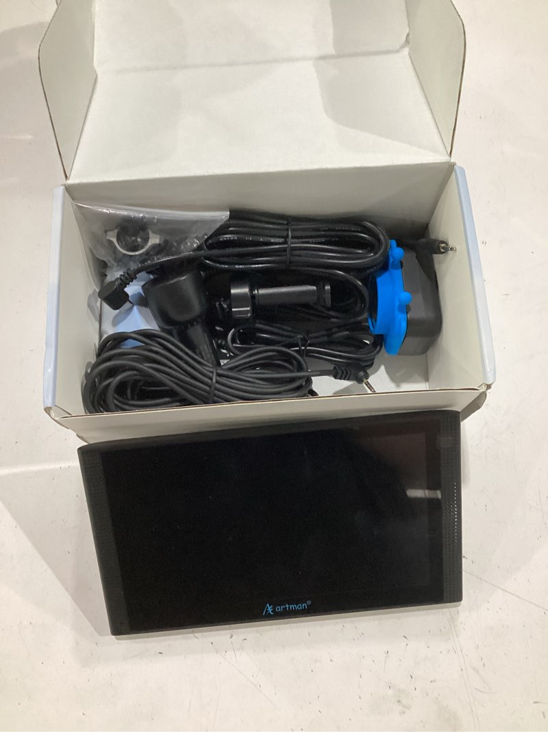 Condition photo showing Good Condition for artman dual 1440p baby car camera for 2 kids with 7.2 inch touch screen | dual ir night vision cameras with easy no-damage install. perfect backseat baby monitor for parents and pet owners.