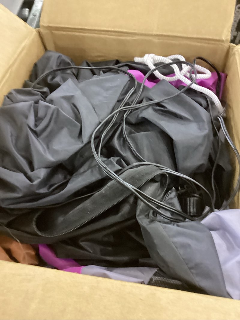 7FT Long Halloween Inflatable Witch Ride Motorcycle Decorations Built-in LED Lighted Blow Up Decorat