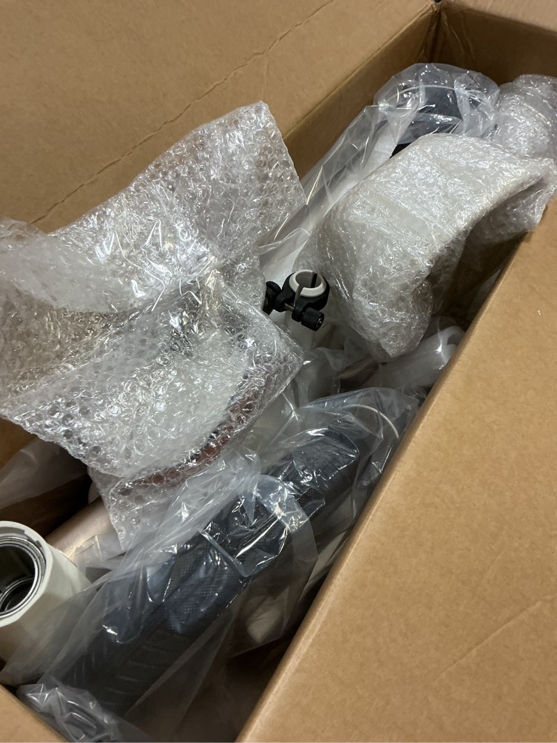 Condition photo showing Good Condition for lecoco upgraded toddler bike with push handle 6 in 1 for kids, balance bicycle toys with training wheels, brackes, cup holder, pedal, kickstand birthday gift for boys and girls cloud white