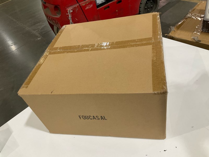 Condition photo showing New/Like New for Boho Pendant Light Fixture, 4-Light Farmhouse Large Pendant Lighting, Rustic Rattan Hanging Light Hand Woven Chandelier for Kitchen Island Dining Room Living Room Bedroom, 16 Inch Twine - 4 lights