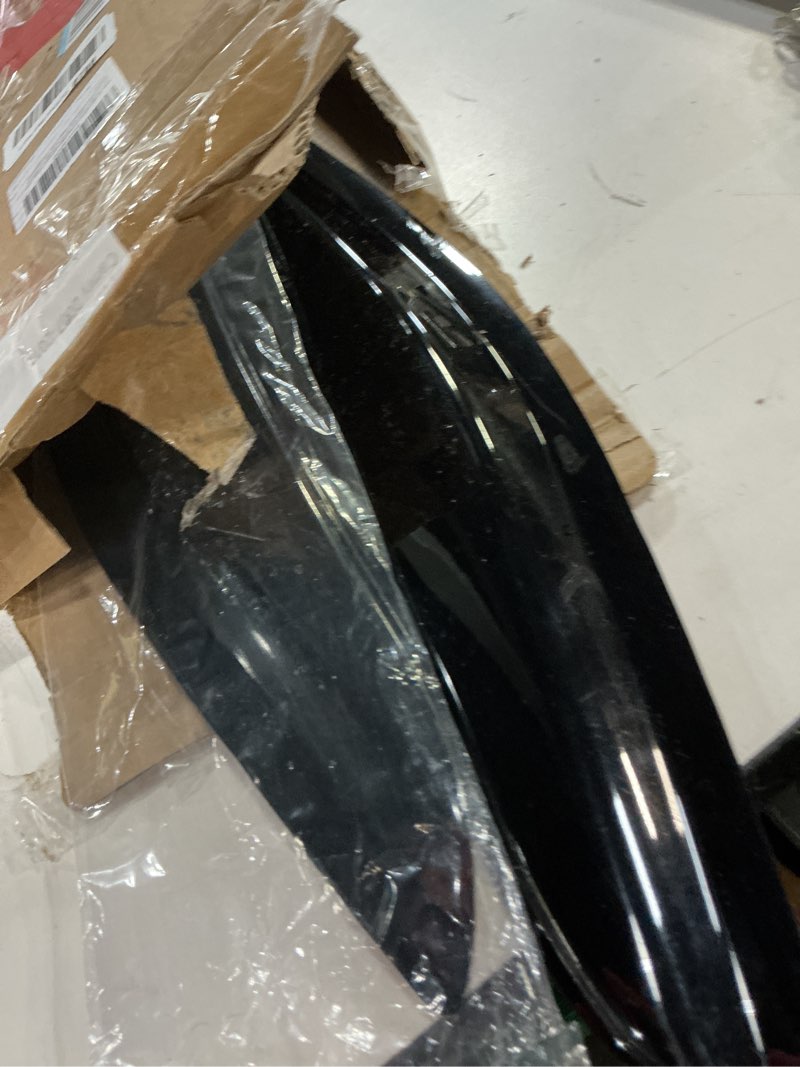 Condition photo showing As Is for ig window visors fit for 2007-2011 toyota camry, out-channel rain guards vent wind deflectors 4pc, car accessories for 07-11 camry 2007-2011 camry