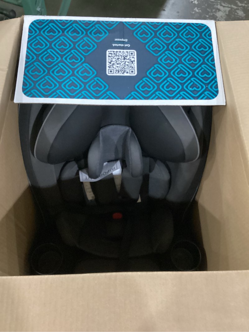 Condition photo showing New/Like New for safety 1st grow and go all-in-one slim convertible car seat, rear facing, 5-40 lbs, forward facing (30–65 lbs), high back booster seat 40-100 pounds, black phantom black phantom original