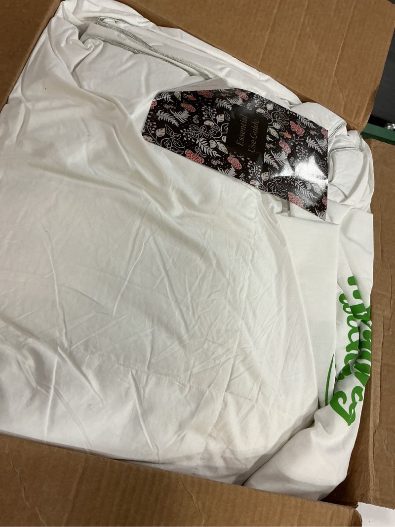 Condition photo showing As Is for Bedsure White Duvet Cover King Size - 3 Pieces Prewashed Cotton-Like Polyester Extra Soft Bedding Set, Includes 1 Duvet Cover 104x90 Inches with Zipper Closure & 2 Pillow Shams, Comforter Not Included 00 - White (No Comforter) King (104" x 90")